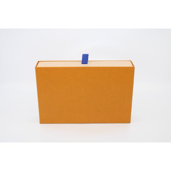LOUIS VUITTON Empty Orange Drawer Style Box For Wallet 8" x 5.5" x 1.5" - Picture 3 of 4